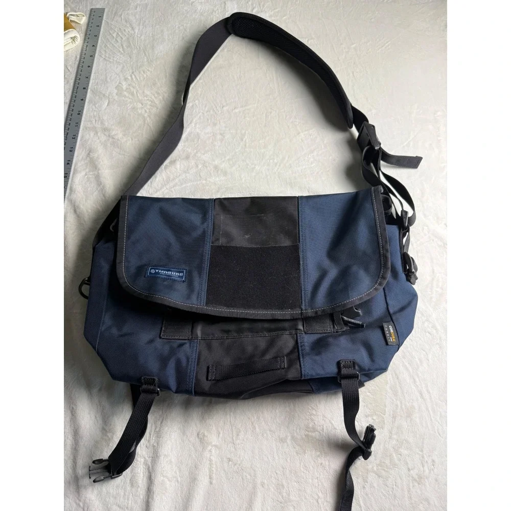 Timbuk2 Classic Messenger Bag Navy Black Cordura Small KDS16